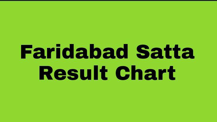 Faridabad Satta Result today | Kalyan Matka Final Ank