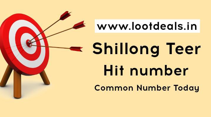Shillong Teer Common (Hit) NumberToday